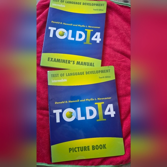 TOLD-I:4 Test of Language Development Books